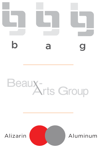 logo development for beaux-arts group