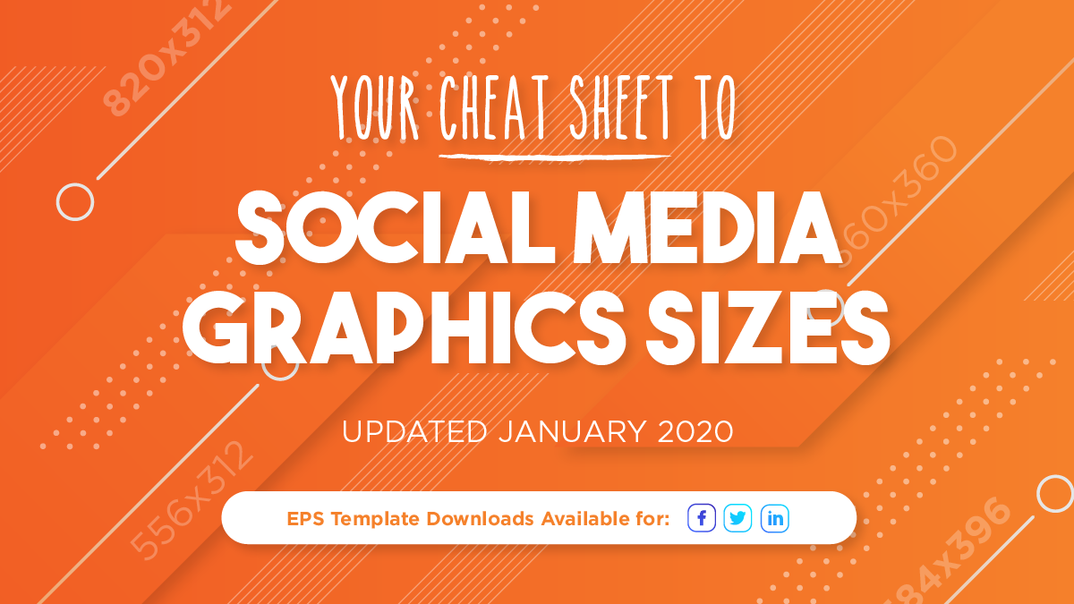 cheat sheet social graphic sizes