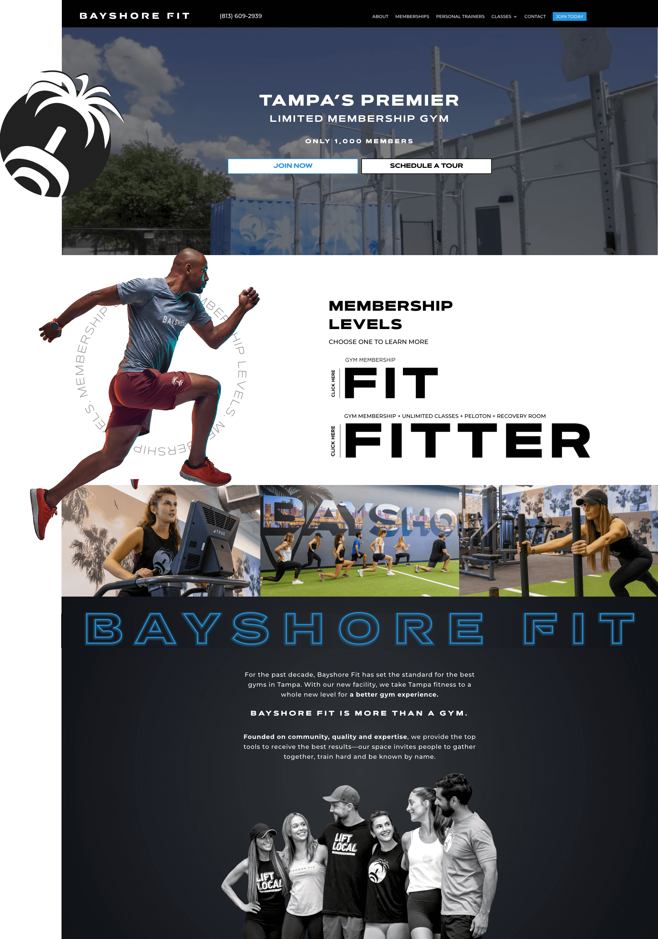 Bayshore Fit Website GIF